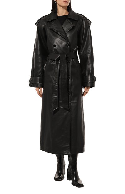 Кожаный плащ MAINLESS, арт. TR22-01-01-BL, фото 3