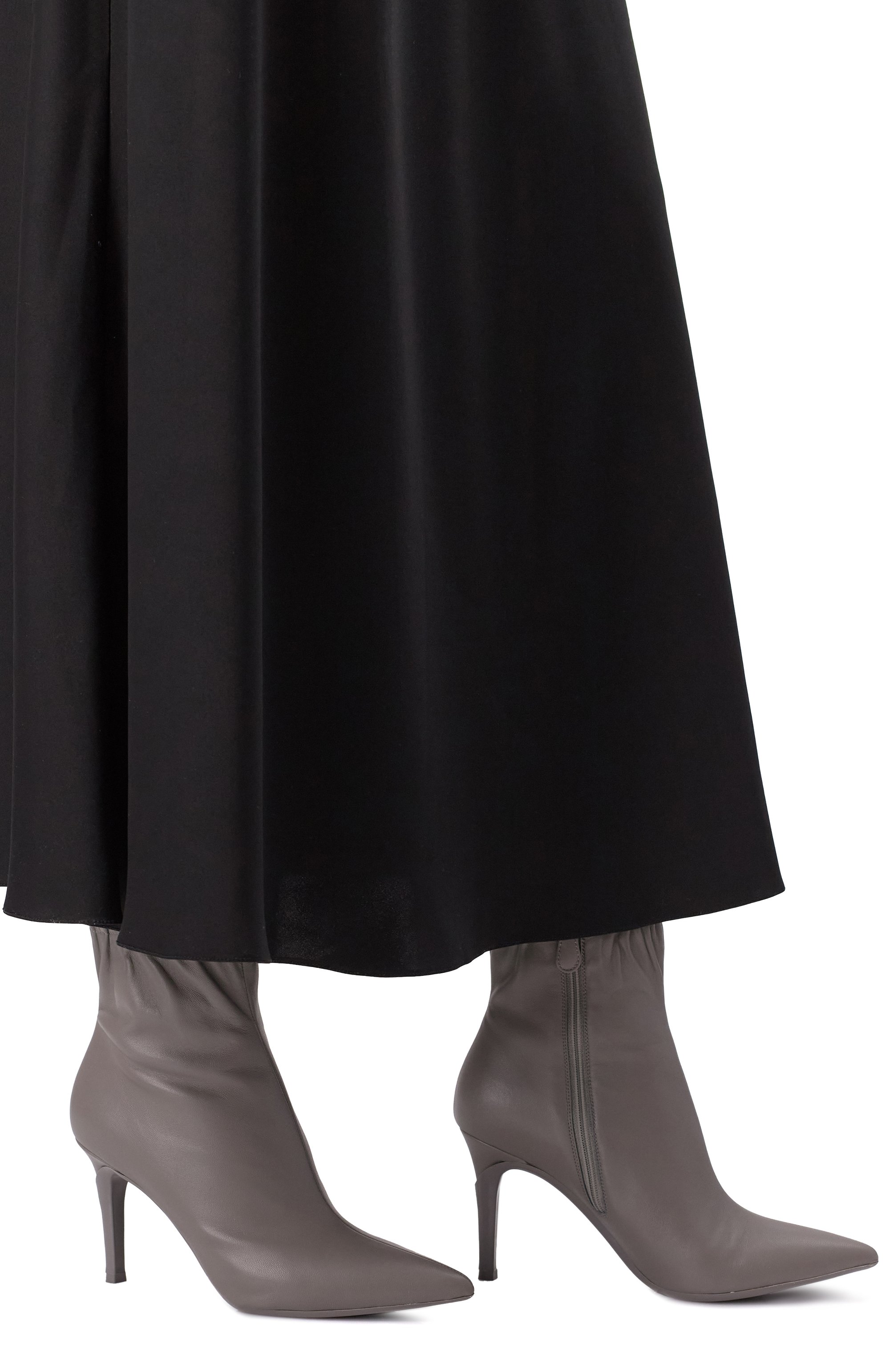 Кожаные ботильоны alina 85 GIANVITO ROSSI серого цвета по цене 99900 руб., арт. G73138.85RIC.NAPGREY, фото 3 Кожаные ботильоны alina 85 GIANVITO ROSSI, арт. G73138.85RIC.NAPGREY, фото 3