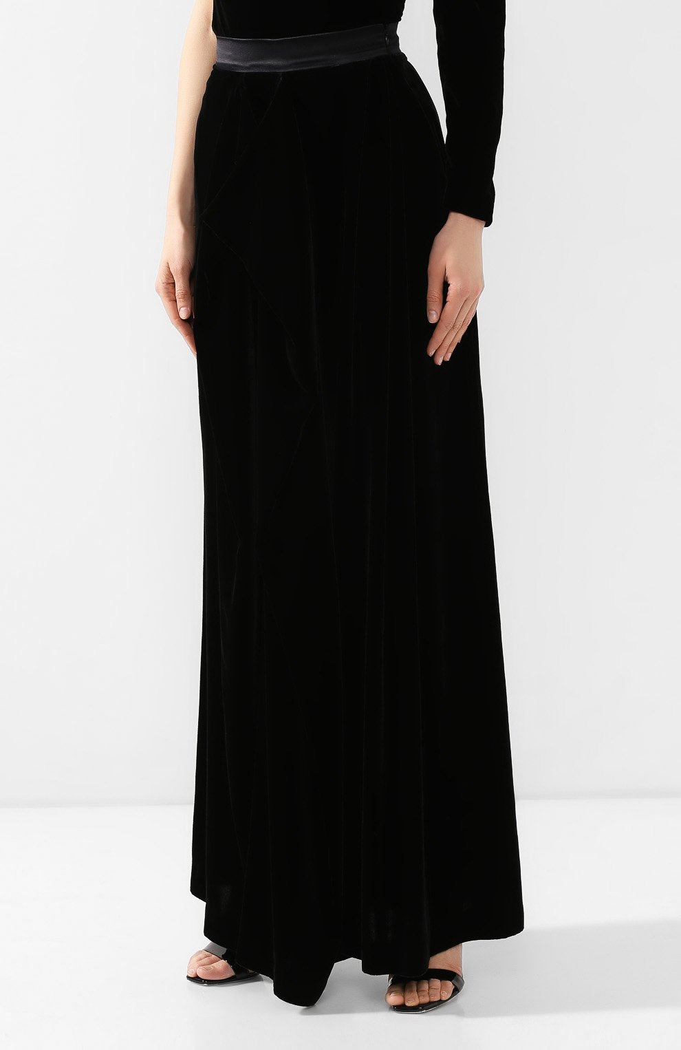 Бархатные брюки VIKA GAZINSKAYA, арт. SS19-1718, фото 3