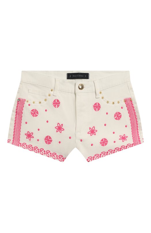

Джинсовые шорты Juicy Couture, Белый