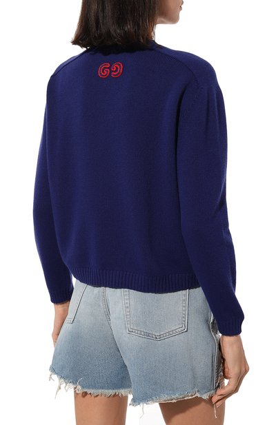 Шерстяной свитер GUCCI, арт. 605847 XKAPO,  фото 4