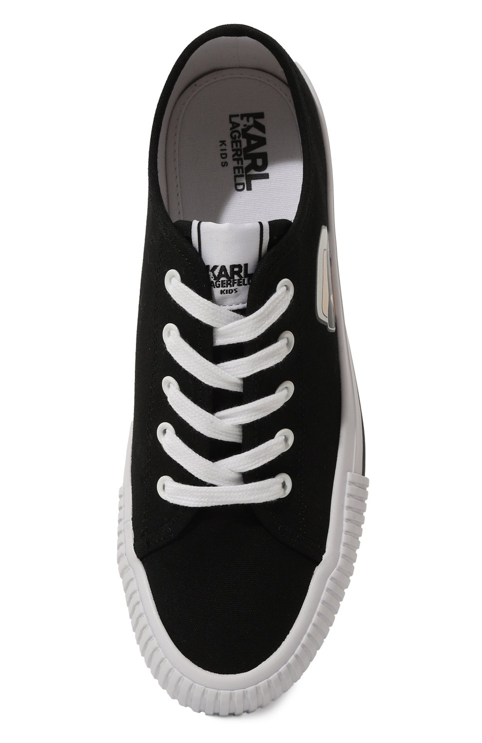 Текстильные кеды KARL LAGERFELD KIDS, арт. Z30010, фото 4