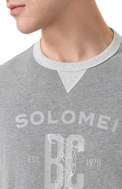 Хлопковая футболка BRUNELLO CUCINELLI, арт. M0B131001G, фото 5