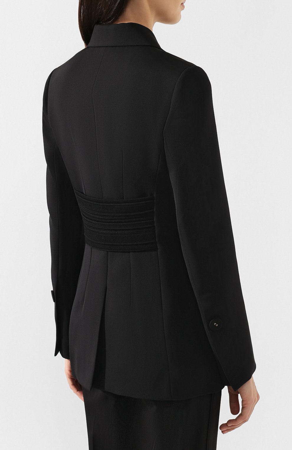 Шерстяной жакет PROENZA SCHOULER черного цвета по цене 119500 руб., арт. R1912004-AW071, фото 4 Шерстяной жакет PROENZA SCHOULER, арт. R1912004-AW071, фото 4