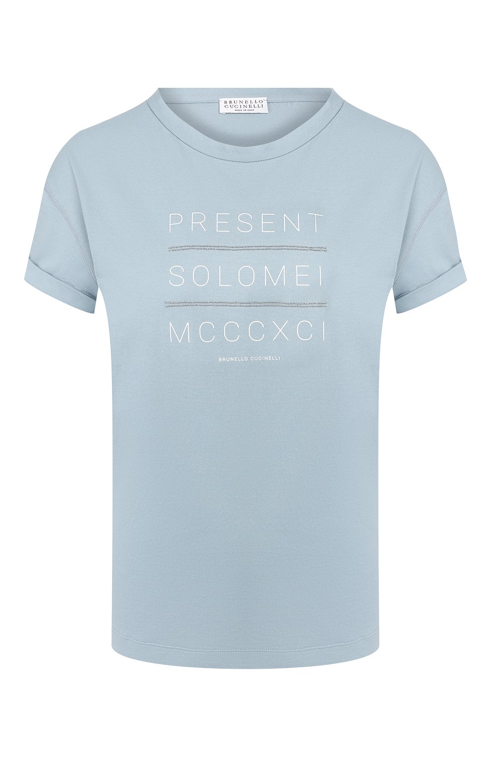 Хлопковая футболка BRUNELLO CUCINELLI, арт. M0045BS530, фото 1