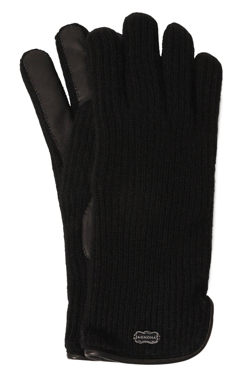 Кашемировые перчатки AGNONA черного цвета по цене 66500 руб., арт. MY08U10E/1K1209E, фото 1 Кашемировые перчатки AGNONA, арт. MY08U10E/1K1209E, фото 1