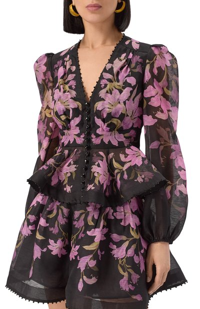 Блузка изо льна и шелка ZIMMERMANN, арт. 3877TS252, фото 3