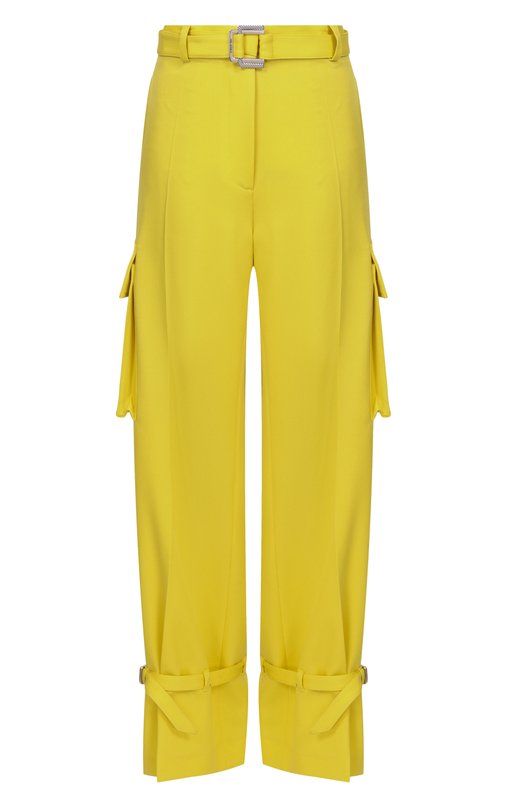 Шерстяные брюки-карго The Attico 260WCP00283/WWW065AA Жёлтый 260WCP00283/WWW065AA