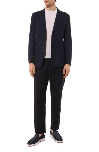 Кожаные лоферы SANTONI, арт. MGDG17824BARSSC8U59, фото 2