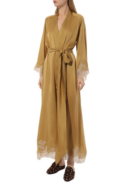 Шелковый халат CARINE GILSON, арт. AG0134DP, фото 3