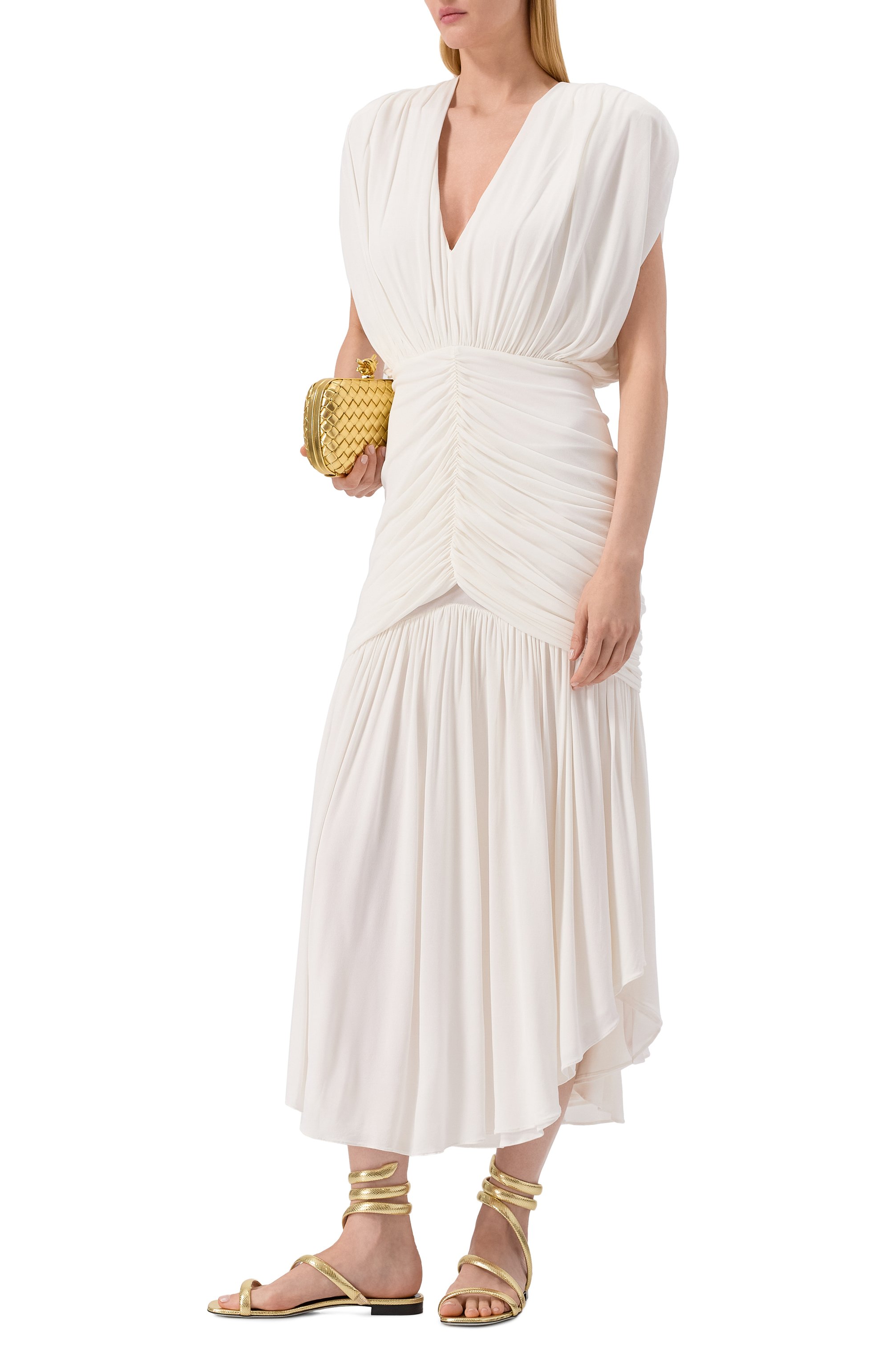 Кожаные сандалии cleopatra RENE CAOVILLA, арт. C11584-010/STPI, фото 3