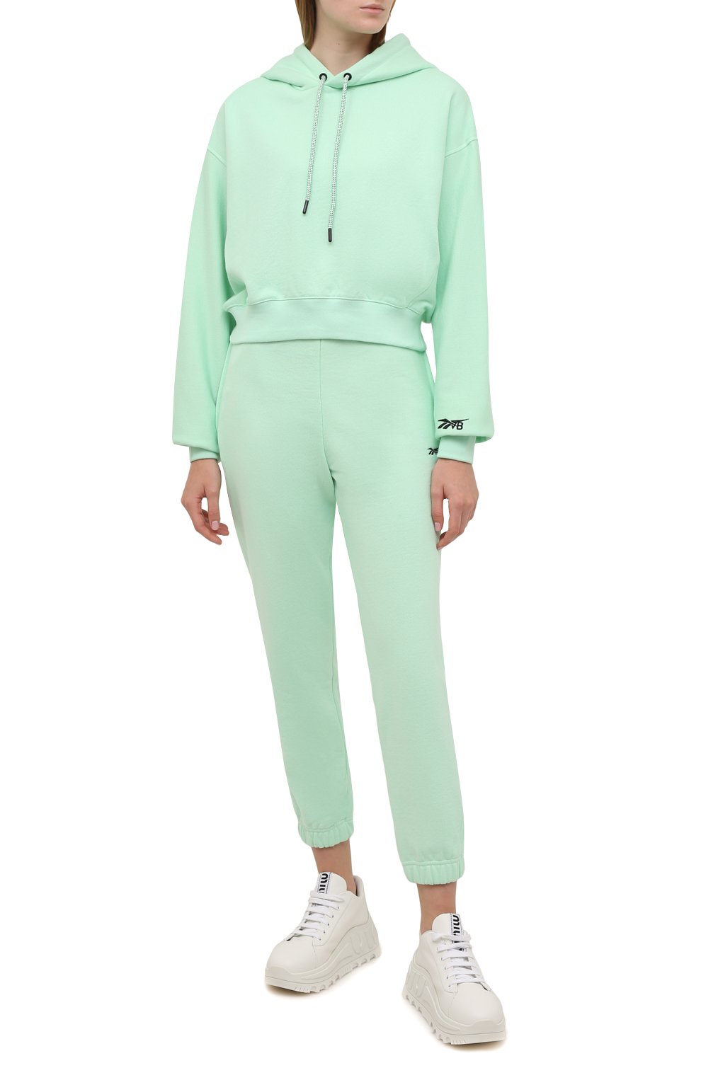 Хлопковые джоггеры reebok x victoria beckham REEBOK, арт. H30282, фото 2