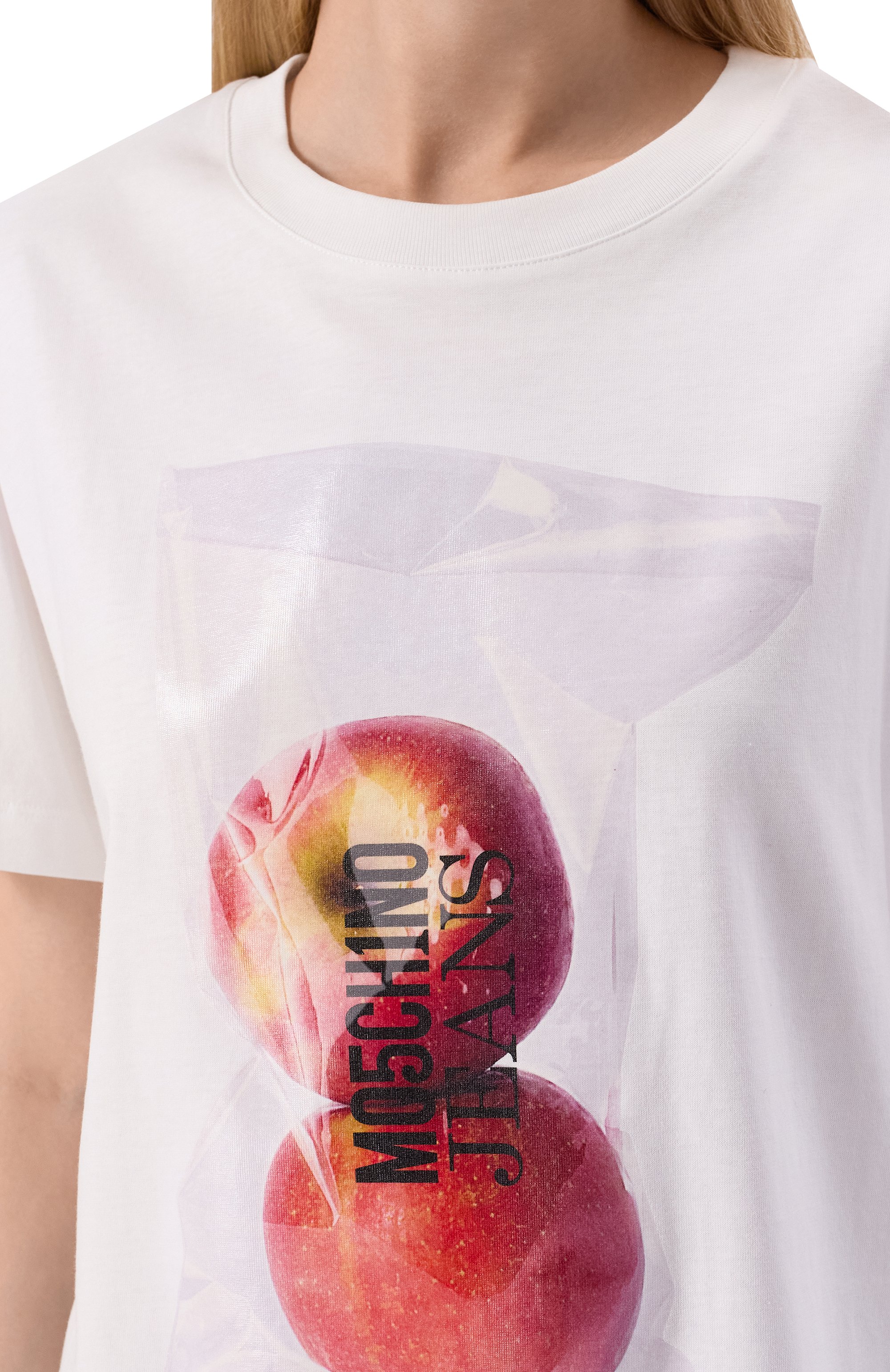 Хлопковая футболка M05CH1NO JEANS, арт. A0707/3229, фото 5