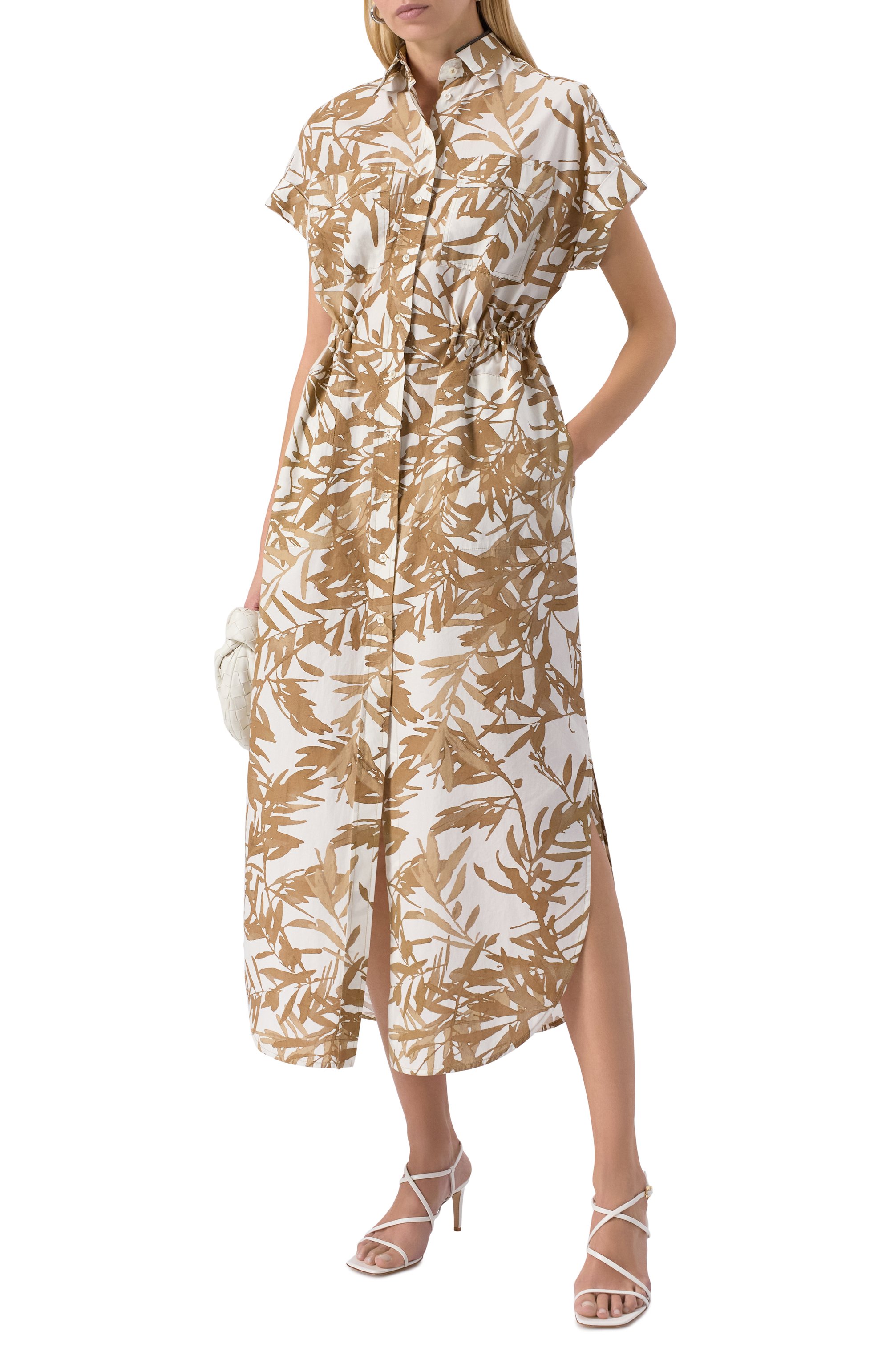 Хлопковое платье BRUNELLO CUCINELLI, арт. ML900ANL44, фото 2