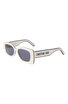 Женские солнцезащитные очки DIOR EYEWEAR белого цвета, арт. DI0RPACIFIC S1U 95B0 | Фото 1 (Нос: Не проставлено; Региональные ограничения белый список (Axapta Mercury): Не проставлено; Тип очков: С/з; Материал: Пластик; Оптика Гендер: оптика-женское; Очки форма: Прямоугольные)