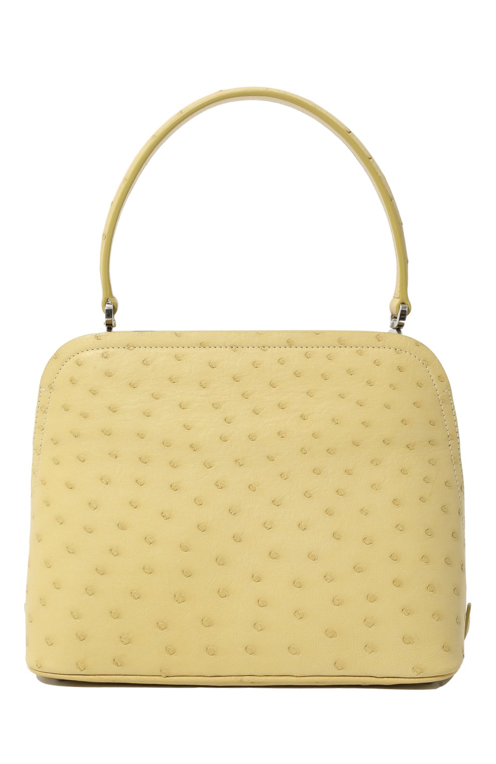 Сумка из кожи страуса PRADA желтого цвета по цене 850000 руб., арт. 1BA311-130-F068X-OOY, фото 6 Сумка из кожи страуса PRADA, арт. 1BA311-130-F068X-OOY, фото 6
