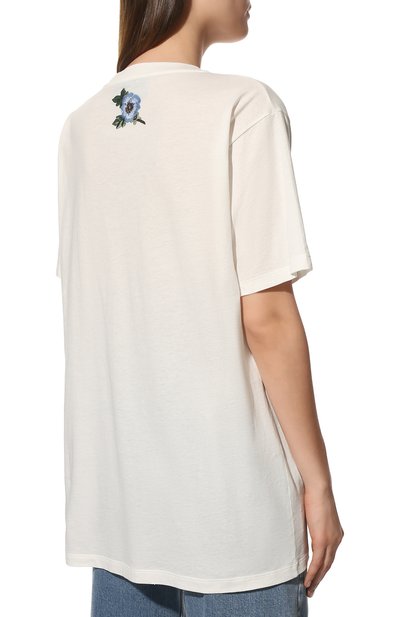 Хлопковая футболка GUCCI, арт. 457095/X5L89, фото 4