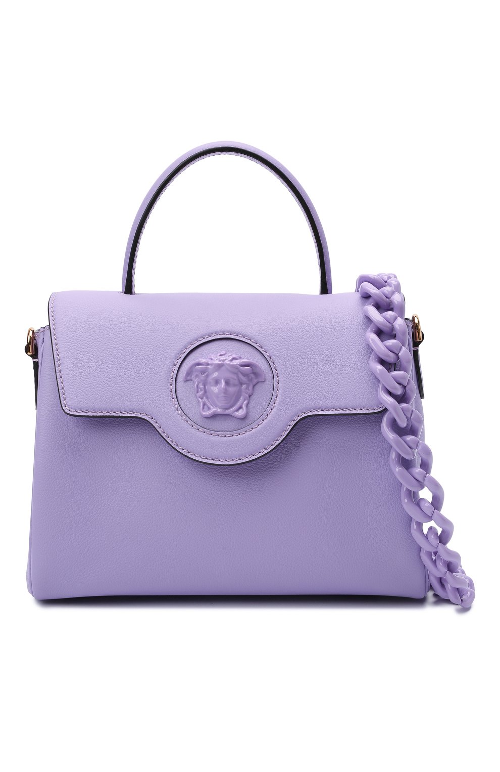 Сумка la medusa medium VERSACE сиреневого цвета по цене 318000 руб., арт. DBFI039/DVIT2T, фото 7 Сумка la medusa medium VERSACE, арт. DBFI039/DVIT2T, фото 7