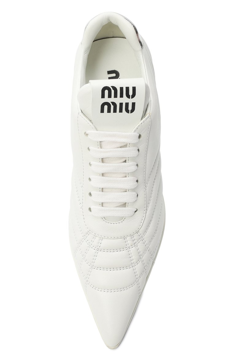 Кожаные туфли MIU MIU, арт. 5E521D-3F1F-F0009, фото 4