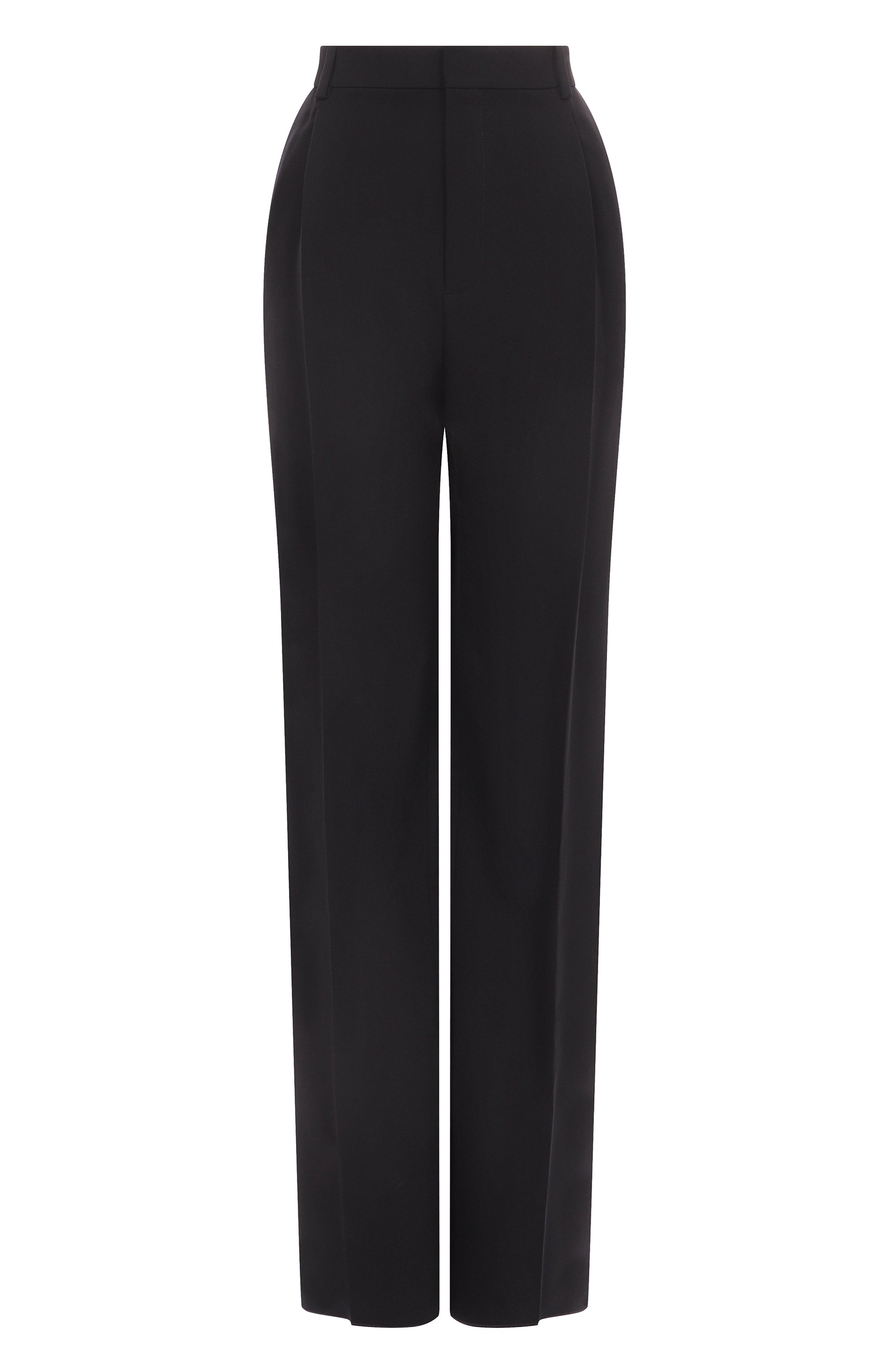 Шерстяные брюки SAINT LAURENT, арт. 813972/Y7E63, фото 1