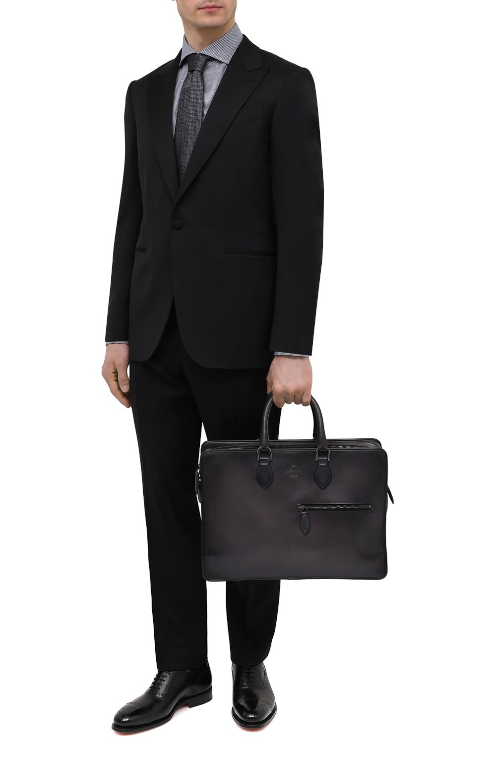 Кожаная сумка для ноутбука BERLUTI, арт. M204680, фото 2