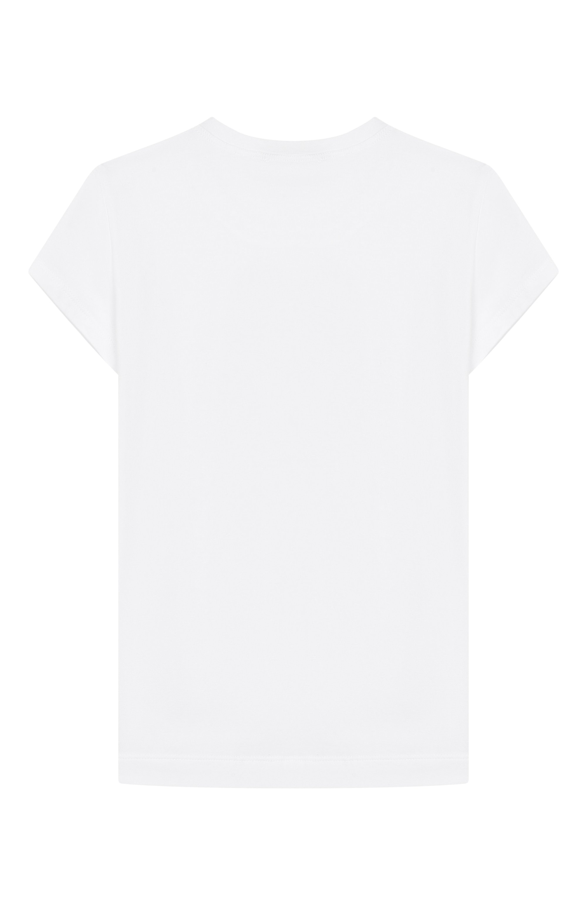 Хлопковая футболка MONNALISA, арт. 11G618, фото 2