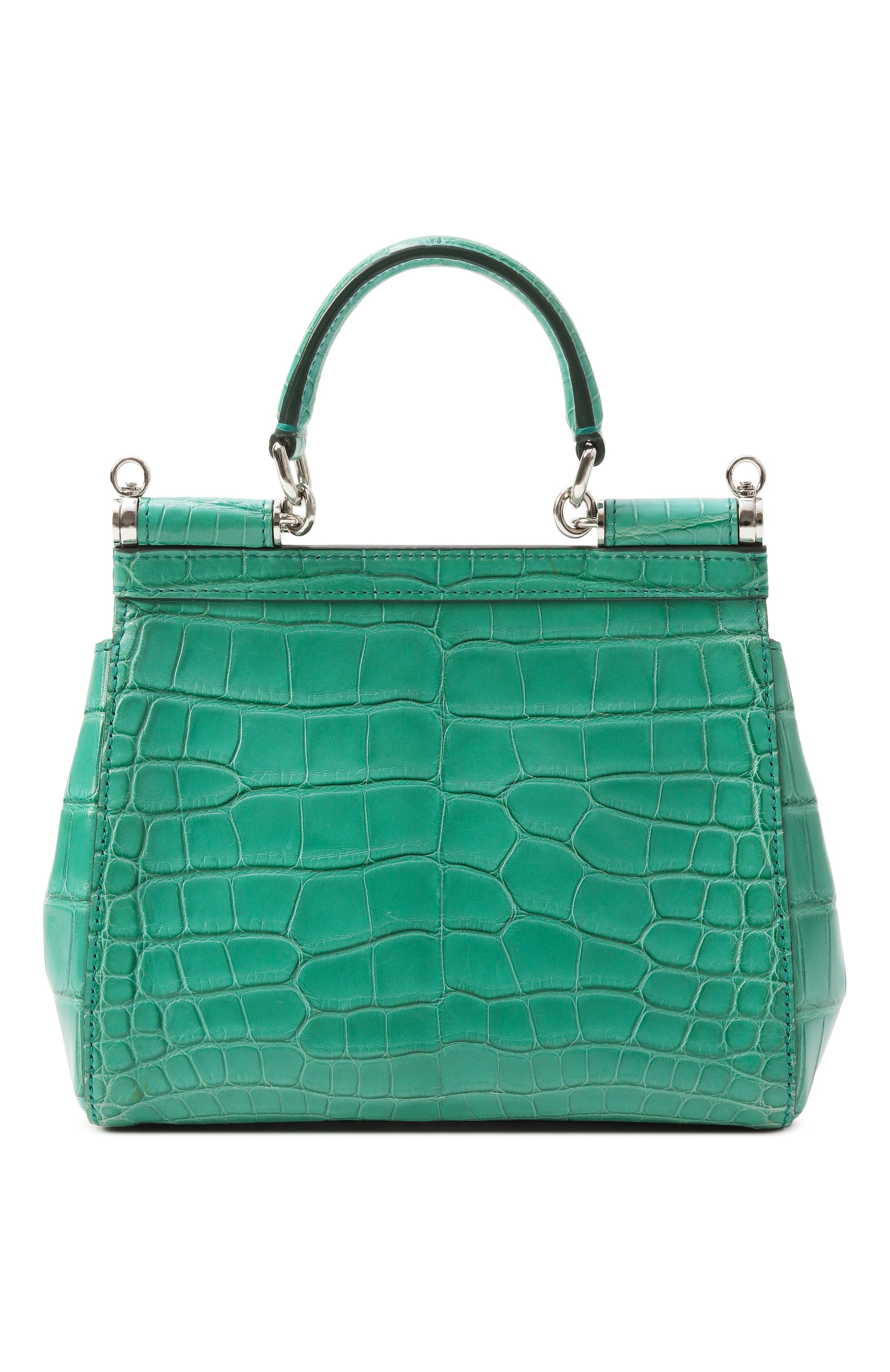 Сумка sicily small из кожи аллигатора DOLCE & GABBANA, арт. BB6003/B2DG6/AMIS, фото 6