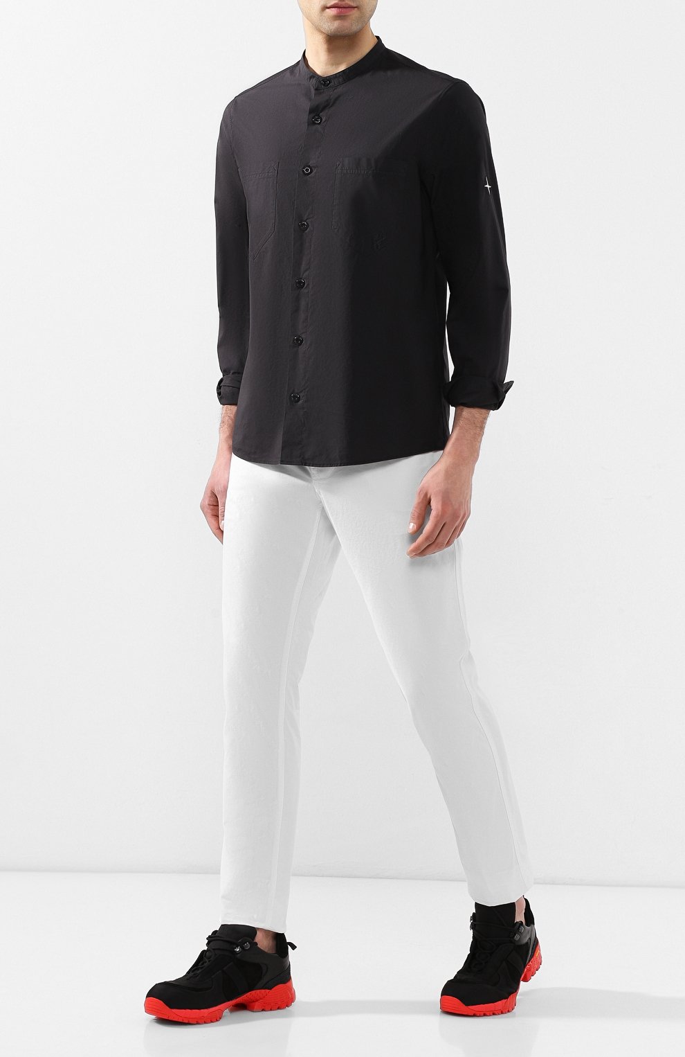 Хлопковая рубашка  STONE ISLAND, арт. 701511310, фото 2