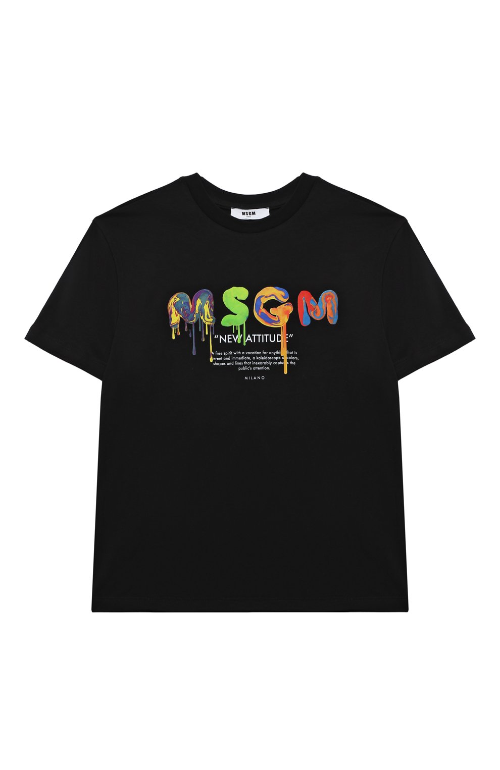 Хлопковая футболка MSGM KIDS, арт. F3MSJBTH168, фото 1