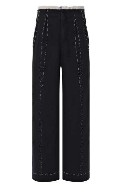 Мужские брюки из хлопка и льна MAISON MARGIELA, арт. S50KA0664/M35295