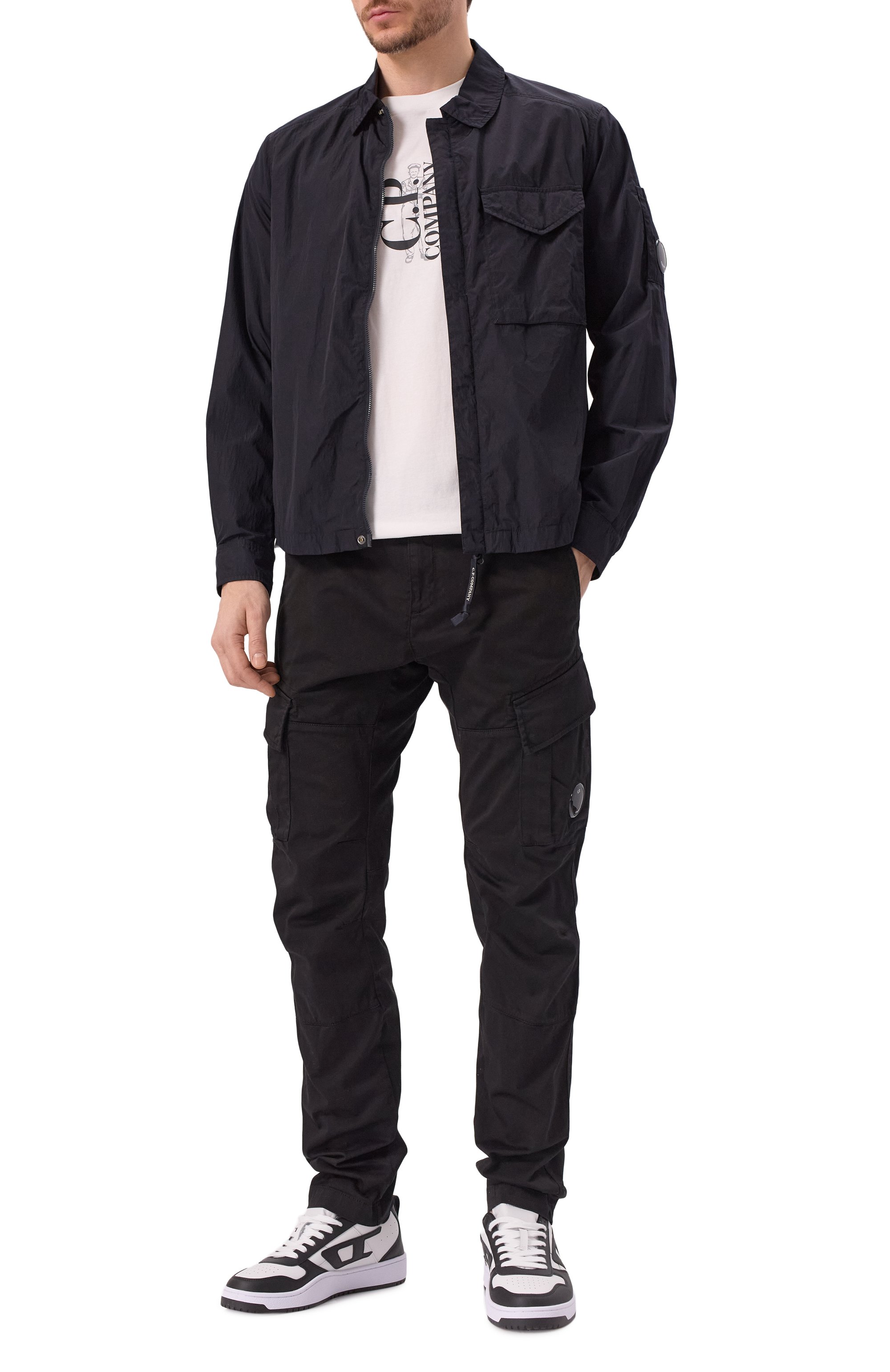 Хлопковые брюки-карго C.P. COMPANY, арт. 18CMPA056A005694G, фото 2