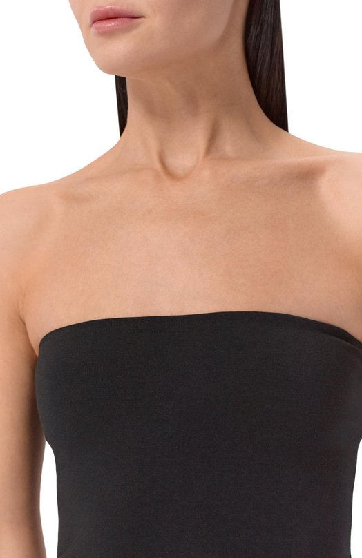 Хлопковый топ Brunello Cucinelli MPT1802B19 Чёрный  MPT1802B19 Фото 5