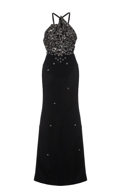 Женское приталенное платье-макси с декорированным лифом ROLAND MOURET, арт. PW17/S0058/F6467