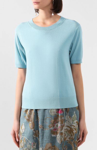 Топ из смеси вискозы и хлопка DRIES VAN NOTEN, арт. 201-11229-9706, фото 3