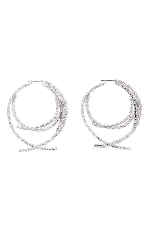 Серьги Matrix Hoop Swarovski 5727098 Серебряный 5727098