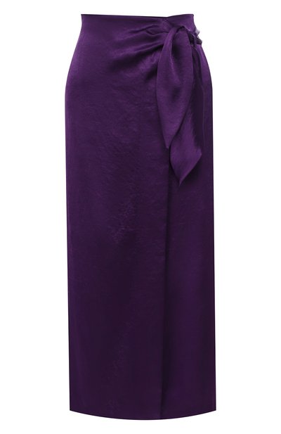 Женская юбка с запахом NANUSHKA, арт. AMAS_PURPLE_WASHED SATIN