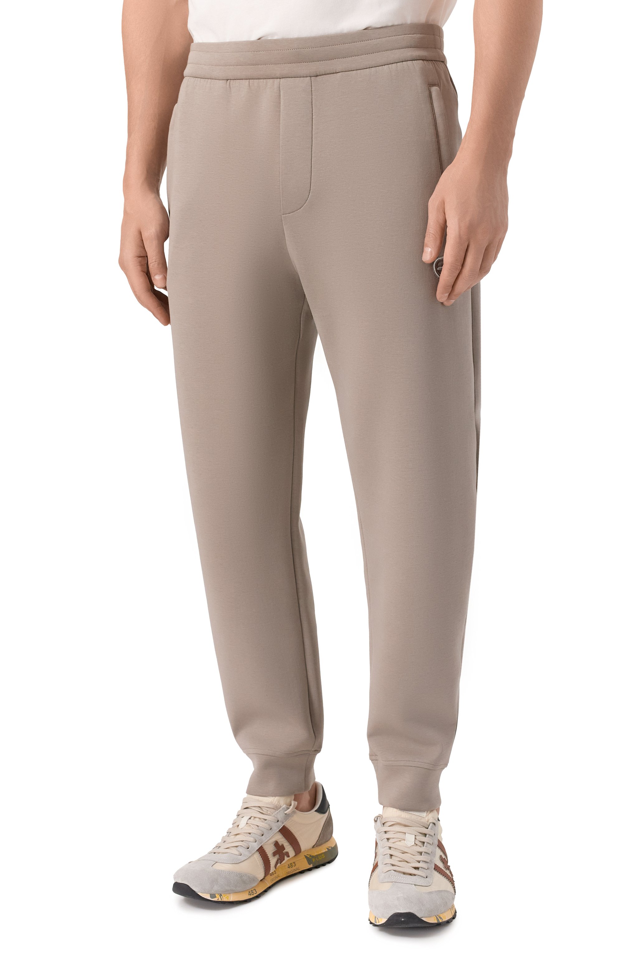 Хлопковые джоггеры EMPORIO ARMANI, арт. EM004539/AF10013, фото 3