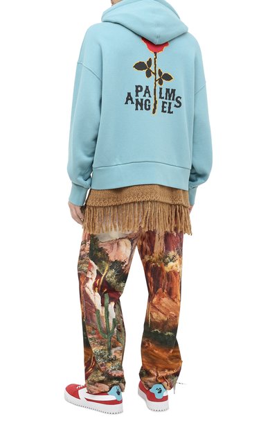Хлопковое худи PALM ANGELS, арт. PMBB087E20FLE0015025, фото 3