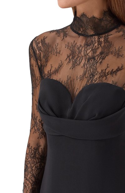 Платье из шелка и вискозы ELIE SAAB, арт. D1262NP26/CD023, фото 4