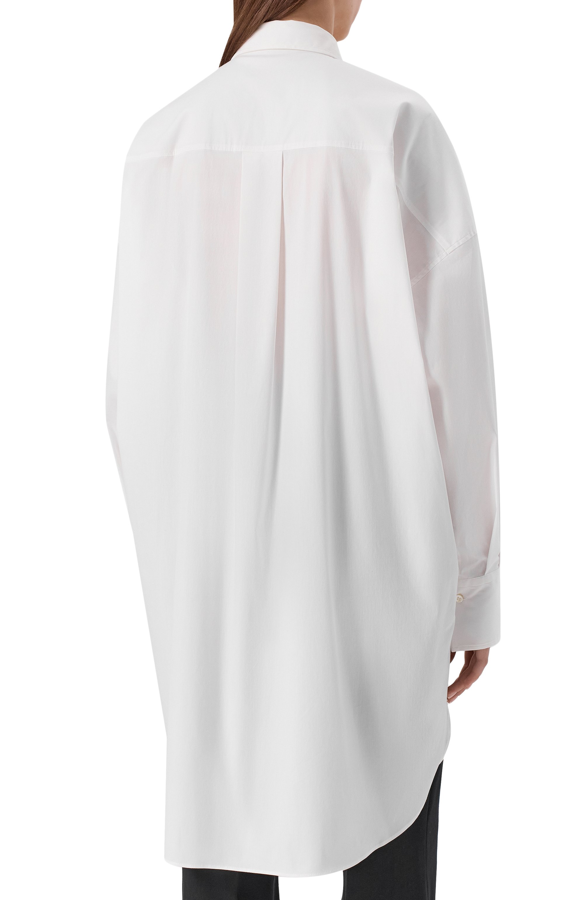 Хлопковая рубашка BRUNELLO CUCINELLI белого цвета по цене 161000 руб., арт. M0091ML916, фото 4 Хлопковая рубашка BRUNELLO CUCINELLI, арт. M0091ML916, фото 4