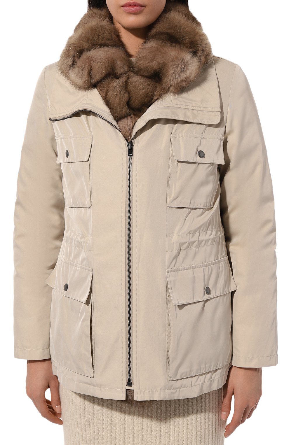 Двусторонняя парка с меховой отделкой YVES SALOMON, арт. 20WYV05371ZIRV_, фото 3