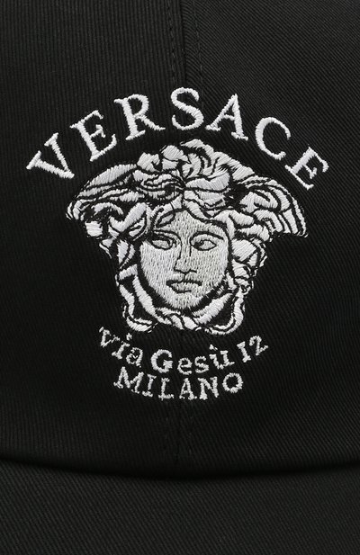 Хлопковая бейсболка VERSACE, арт. ICAP008/1F00647, фото 3