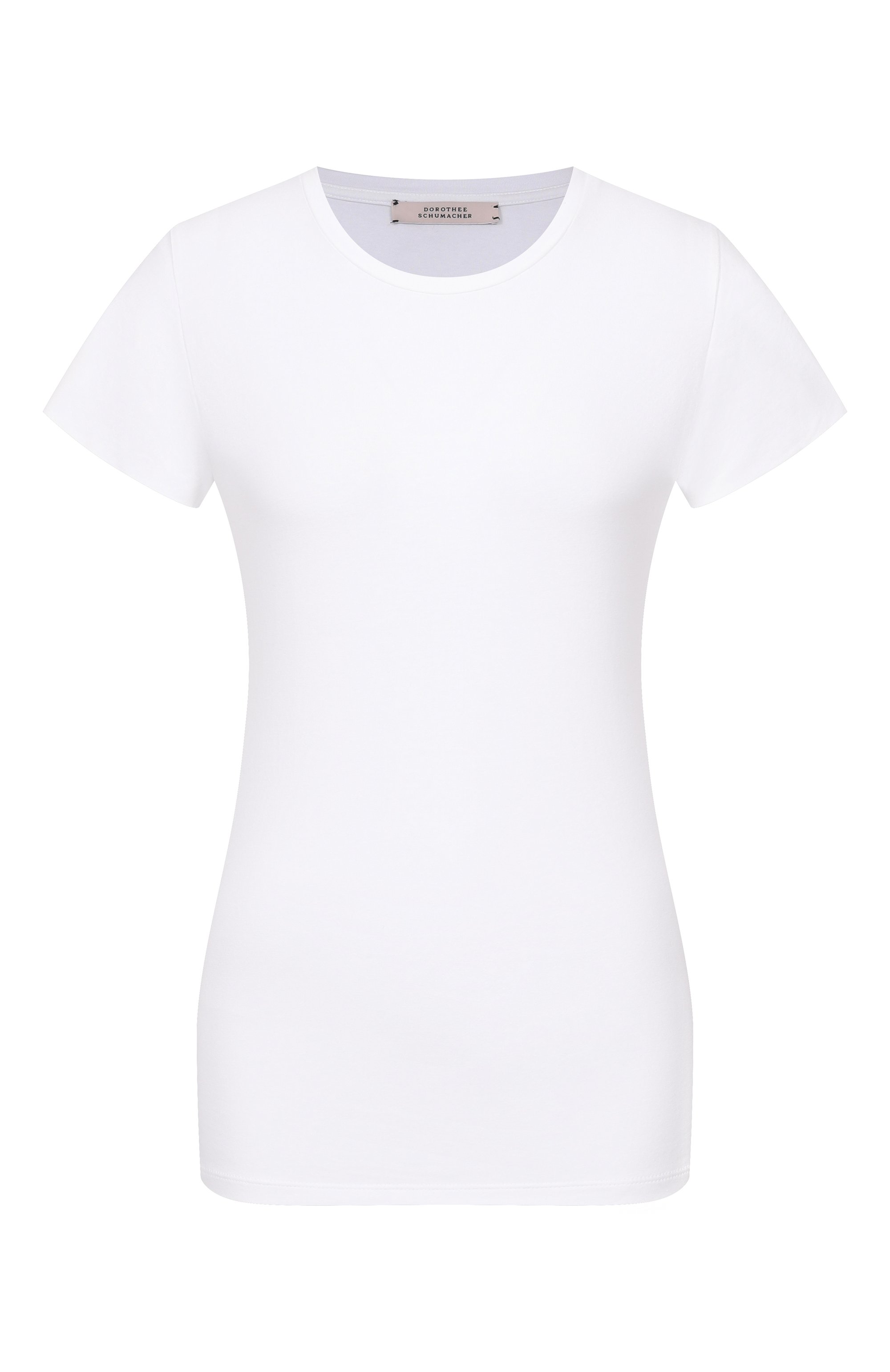 Хлопковая футболка DOROTHEE SCHUMACHER, арт. 028304, фото 1