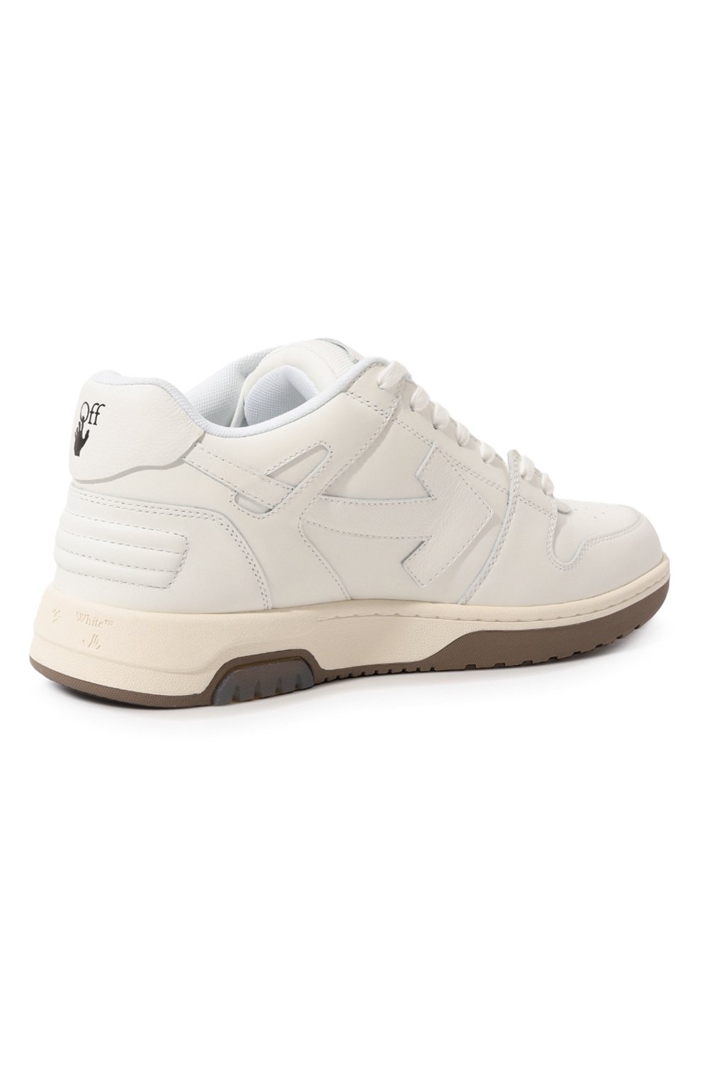Кожаные кеды out of office OFF-WHITE, арт. OMIA189F22LEA0030117, фото 5