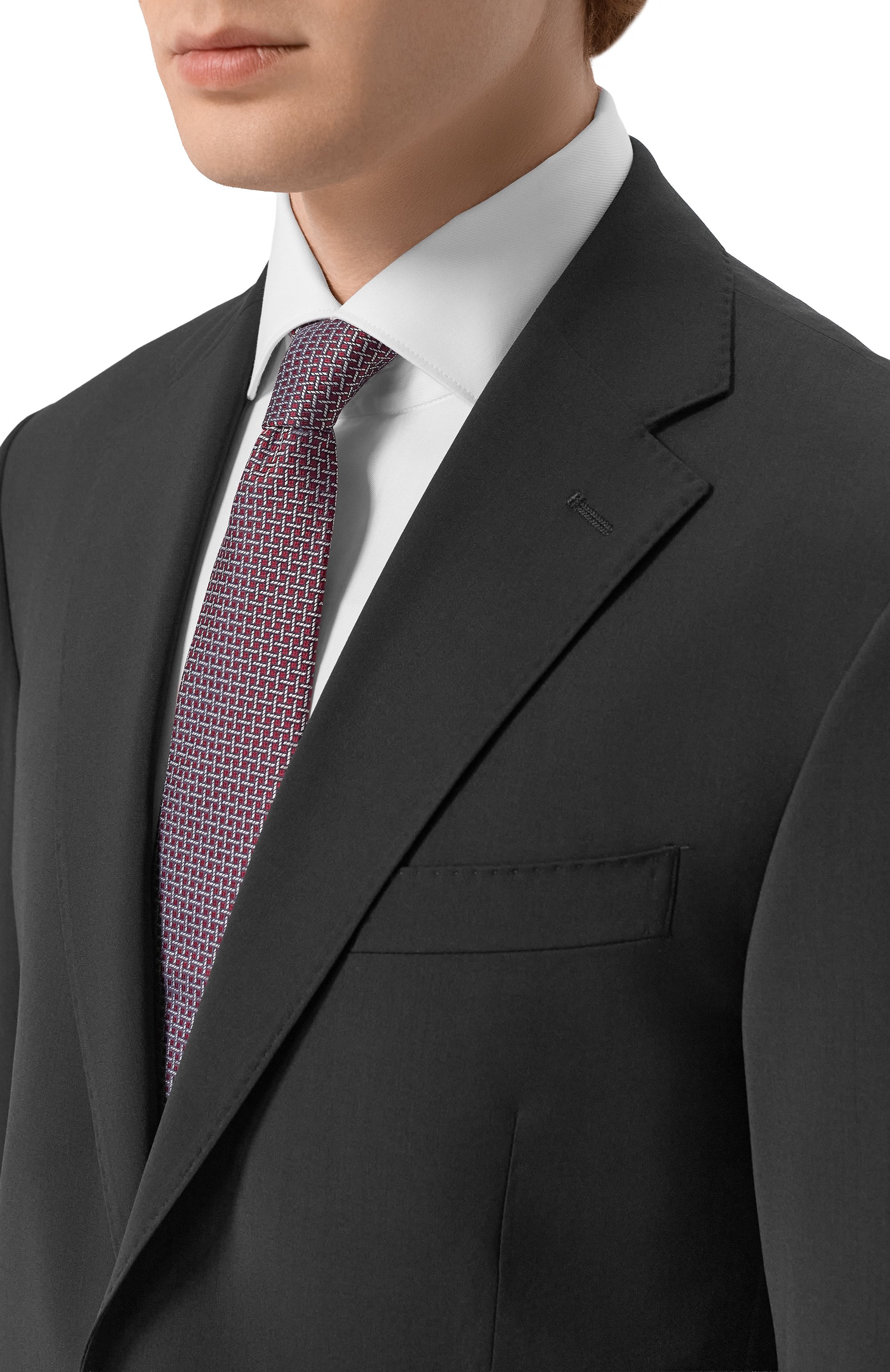 Шелковый галстук CANALI, арт. 18/HJ04561, фото 2