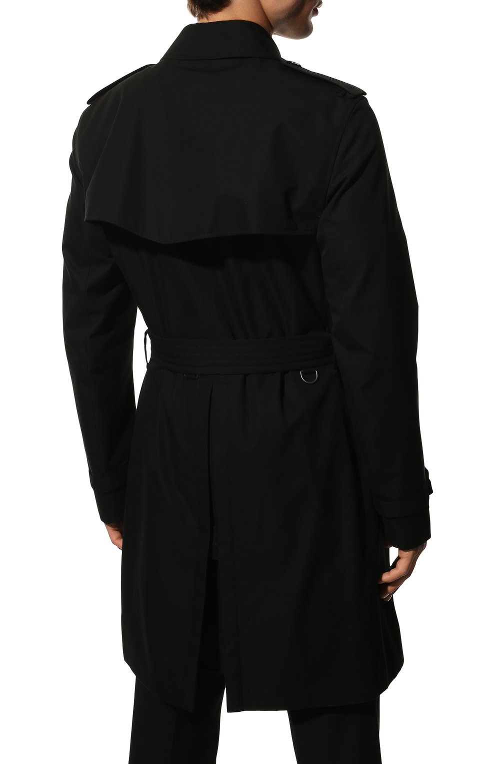 Хлопковый тренч BURBERRY, арт. 8045294, фото 4