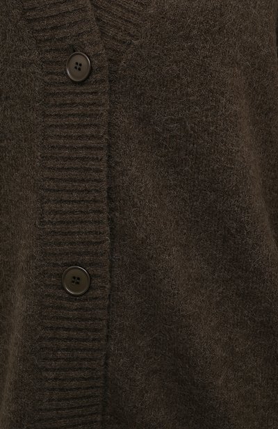 Кардиган DOROTHEE SCHUMACHER хаки цвета по цене 69950 руб., арт. 414104/C0ZY SILH0UETTES, фото 5 Кардиган DOROTHEE SCHUMACHER, арт. 414104/C0ZY SILH0UETTES, фото 5