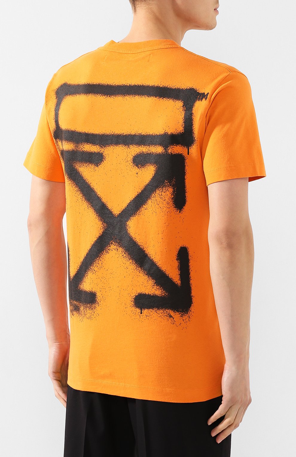 Хлопковая футболка OFF-WHITE, арт. 0MAA027R201850151910, фото 4
