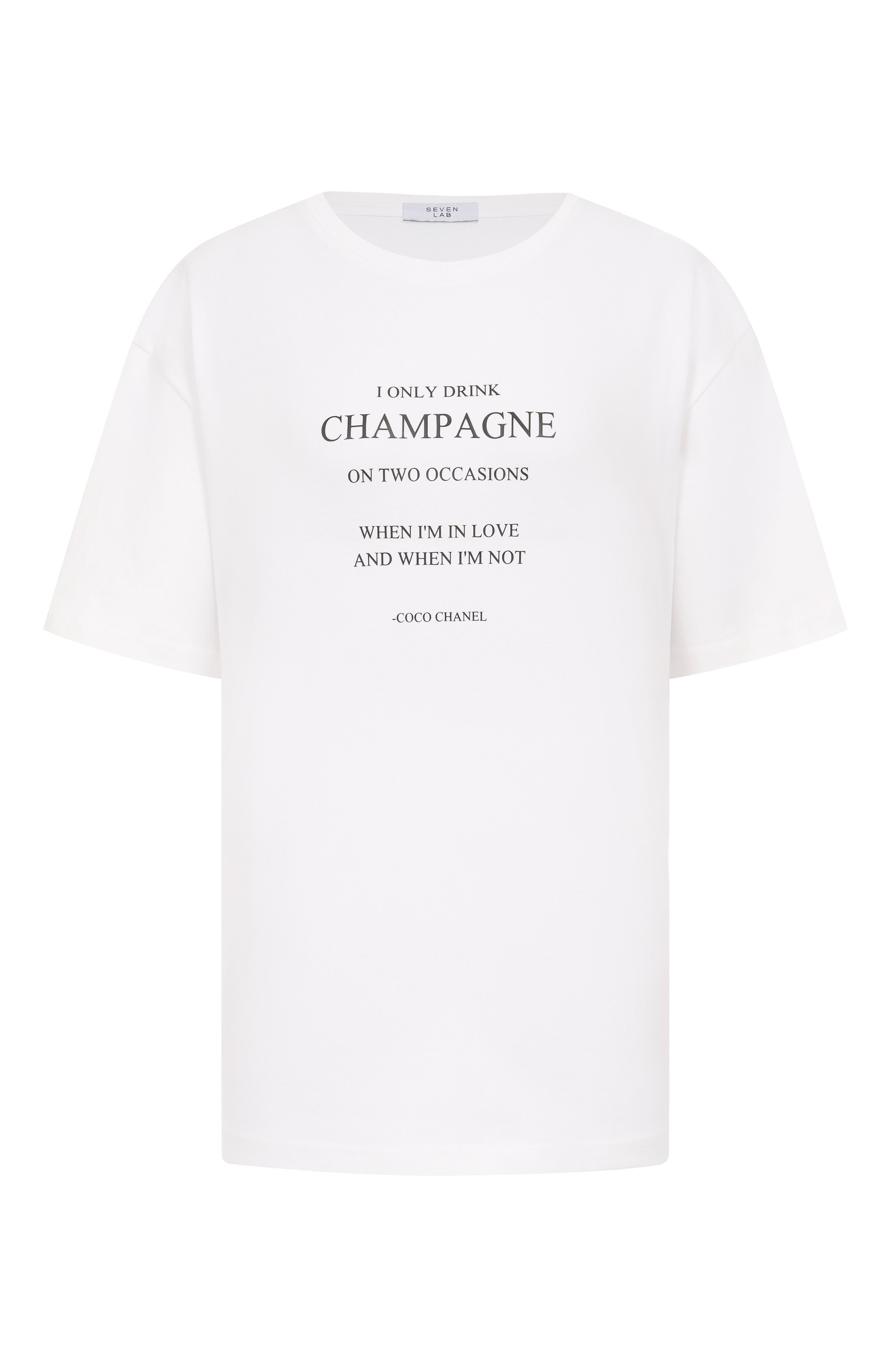 Хлопковая футболка SEVEN LAB, арт. CTR1.01.100.519.0928, фото 1