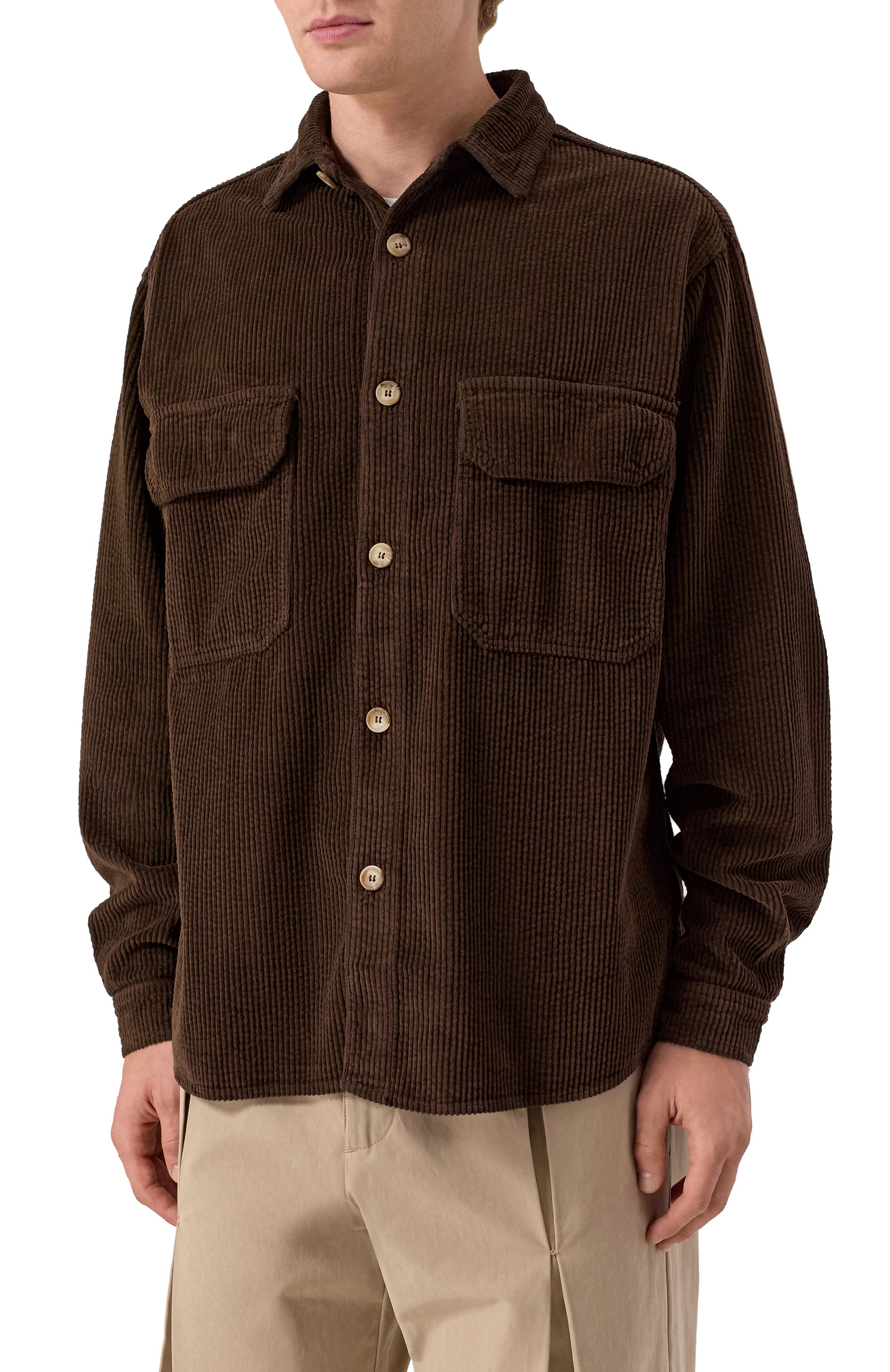 Вельветовая рубашка WHITE SAND, арт. 25WSU20/317, фото 3